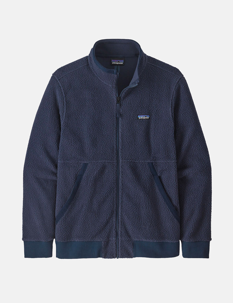 Patagonia Shearling Jacket - New Navy Blue