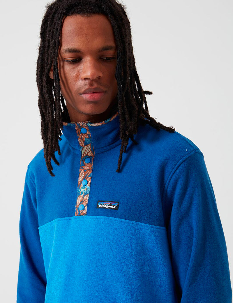 Patagonia Micro D Snap-T Pullover - Bayou Blue