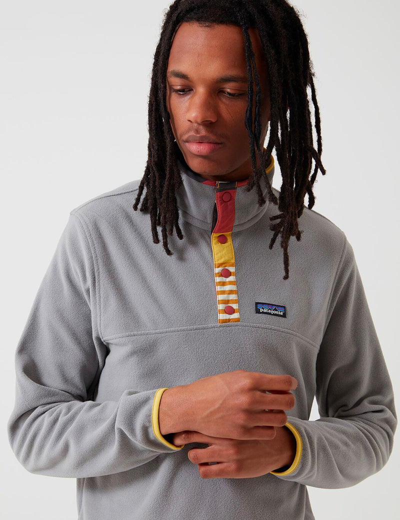 Patagonia Micro D Snap-T Pullover - Feather Grey