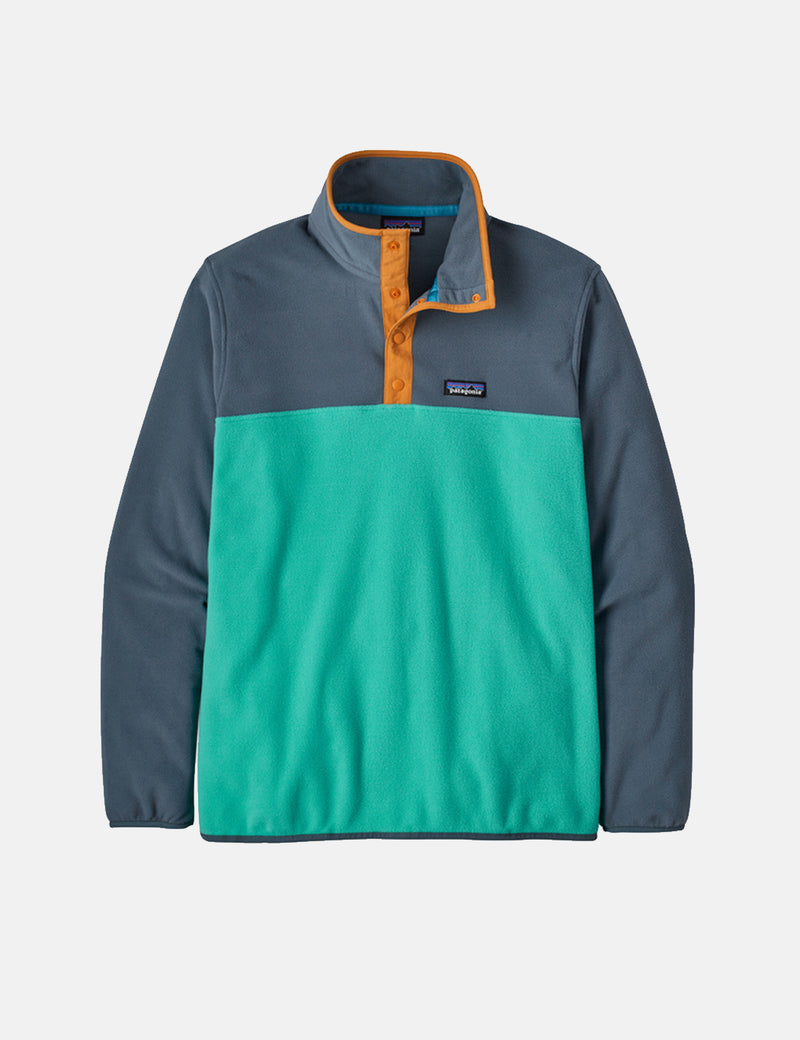 PatagoniaマイクロDスナップ-Tフリースプルオーバー-フレッシュティール