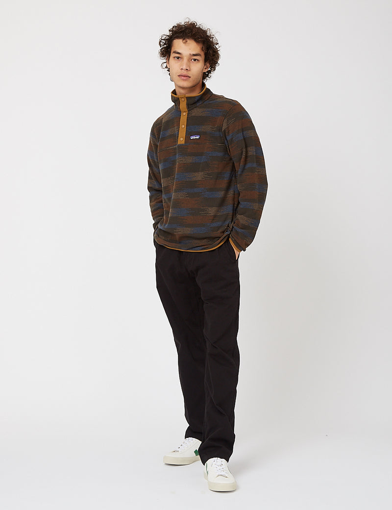 Patagonia Micro D Snap-T P/O-Native Seeds:Industrial Green