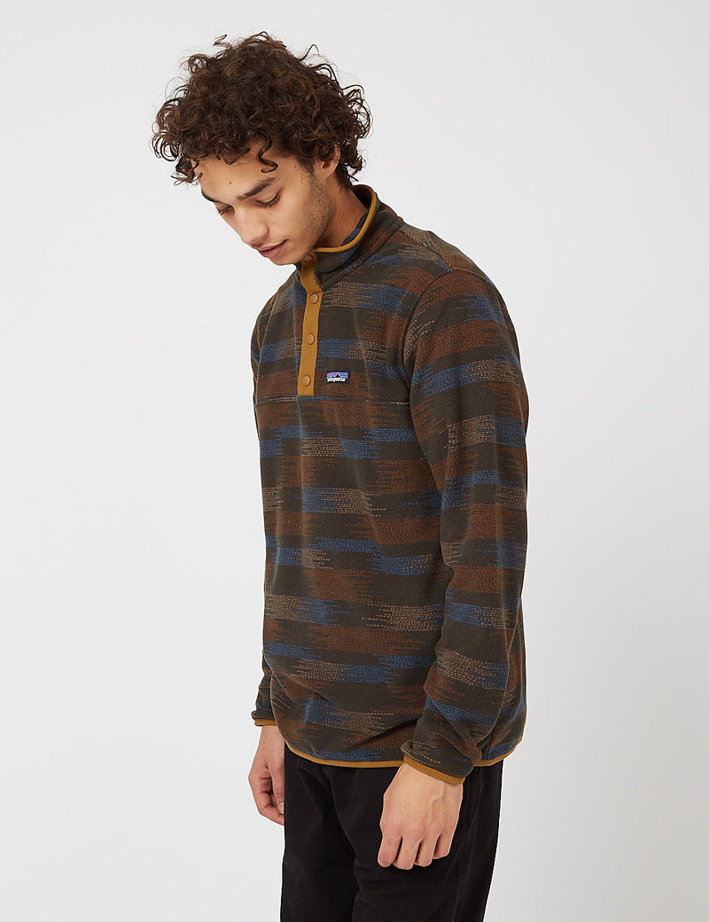 Patagonia Micro D Snap-T P/O - Native Seeds: Industrial Green