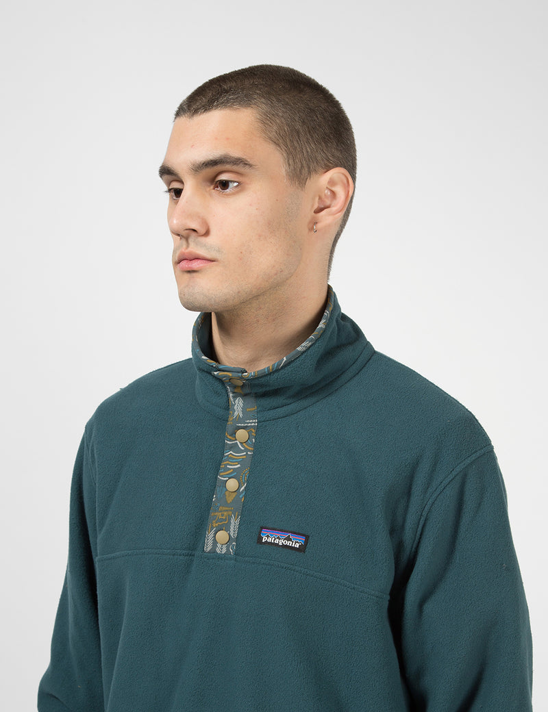 Patagonia Micro D Snap-T Pullover - Piki Green