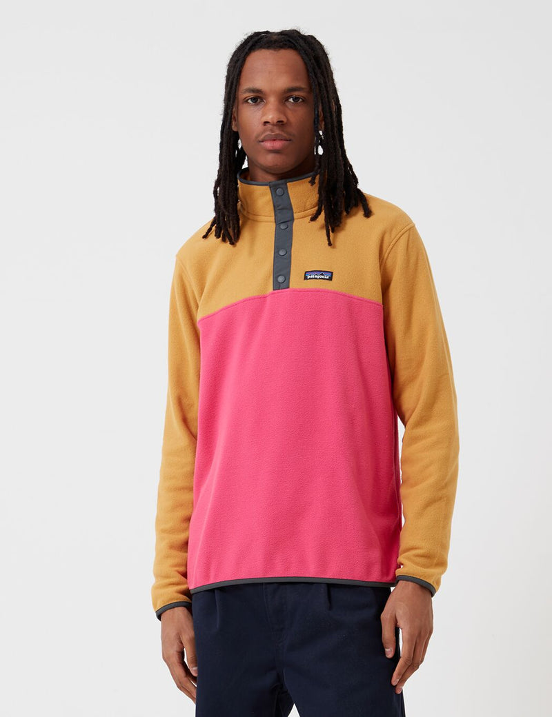 Patagonia Micro D Snap-T Pullover - Ultra Pink