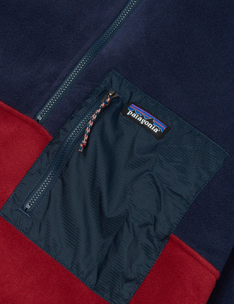 Pull Patagonia Microdini 1/2 Zip - Wax Rouge