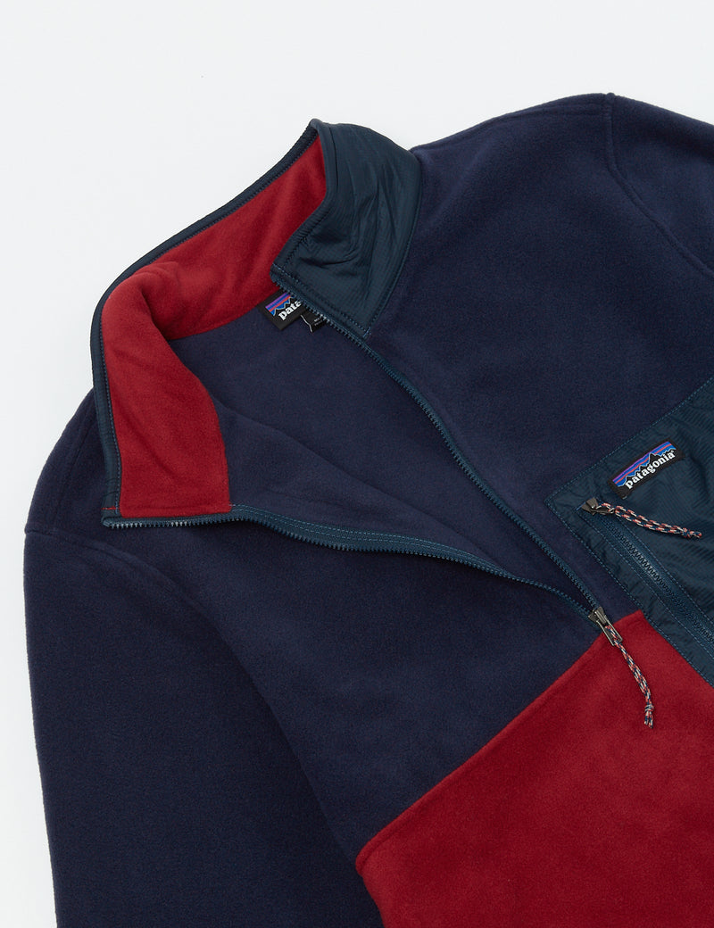 Pull Patagonia Microdini 1/2 Zip - Wax Rouge