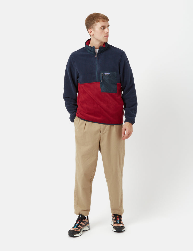 Pull Patagonia Microdini 1/2 Zip - Wax Rouge