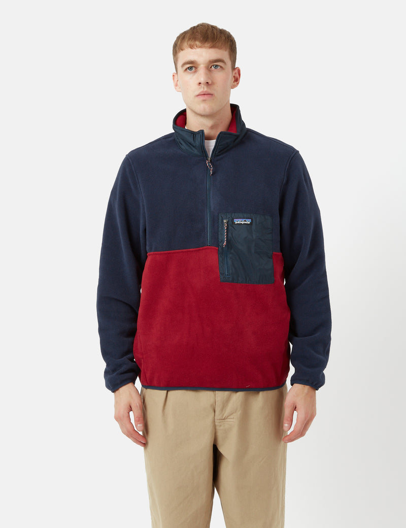 Patagonia Microdini 1 2 Zip Pullover Wax Red