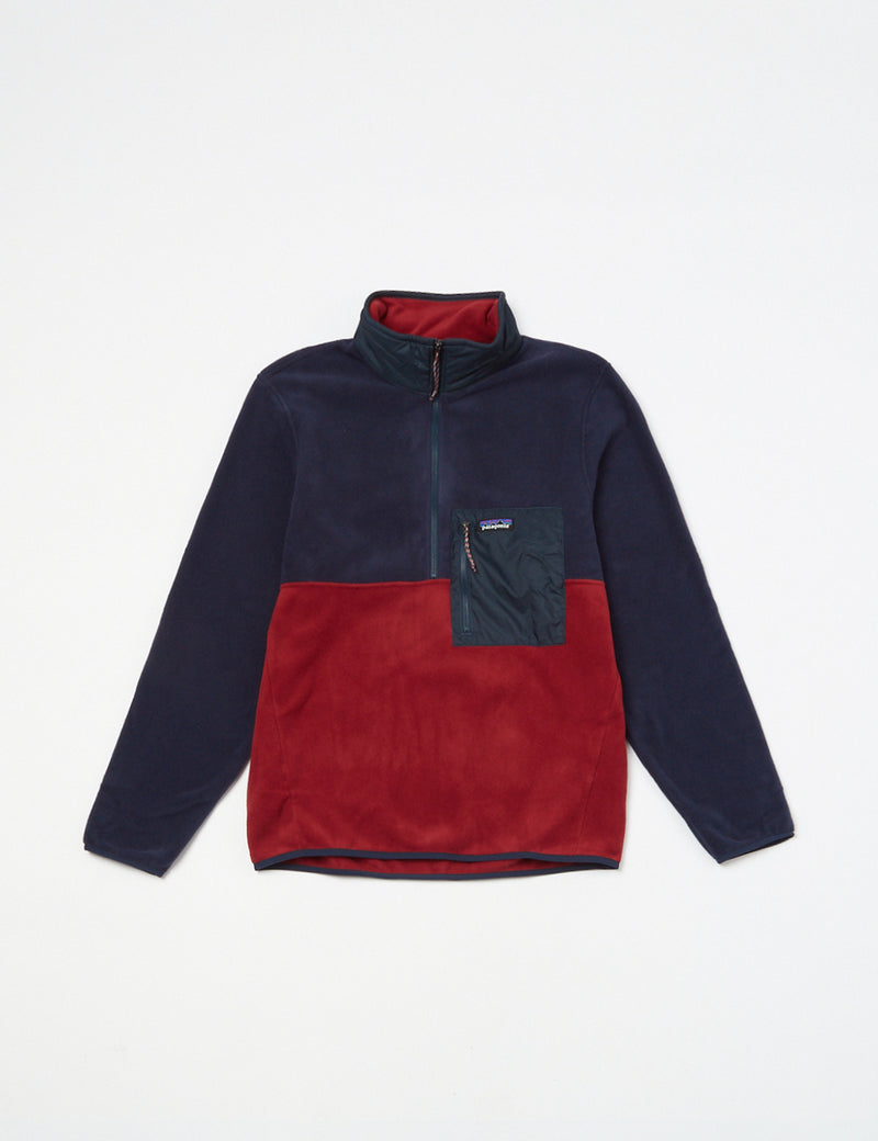 Pull Patagonia Microdini 1/2 Zip - Wax Rouge