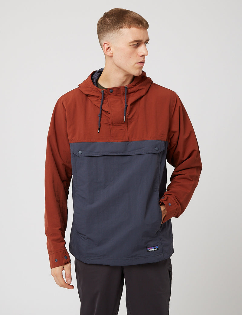 Patagonia Isthmus Anorak Jacket - Smolder Blue