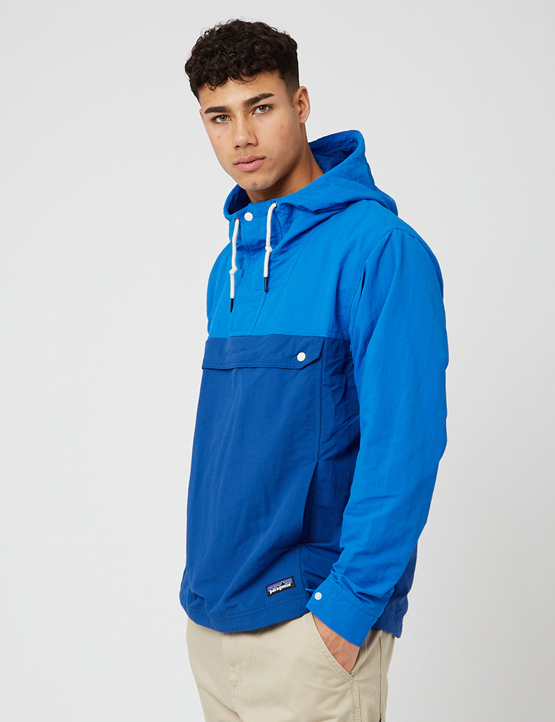 Veste Patagonia Isthmus Anorak - Bleu Supérieur