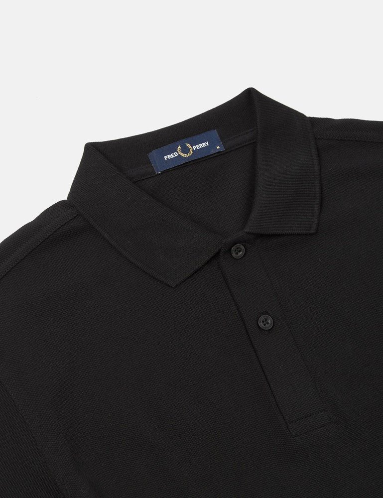 Fred Perry Bold Tipped Polo Shirt - Black