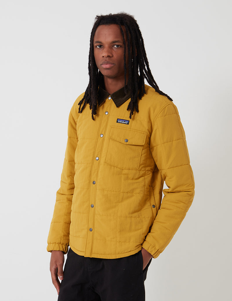 Patagonia Isthmus Quilted Shirt Jacket - Buckwheat Gold
