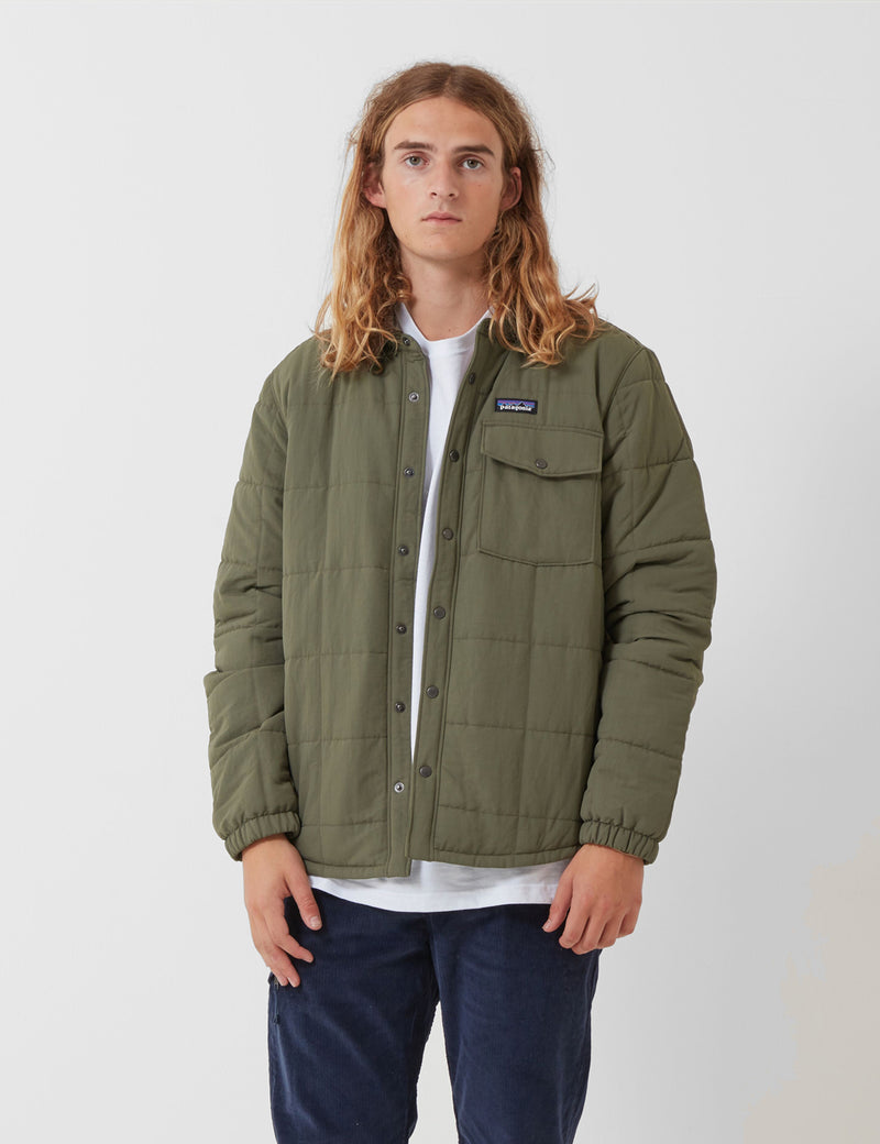 Veste Chemise Patagonia Isthmus Quilted - Industrial Green