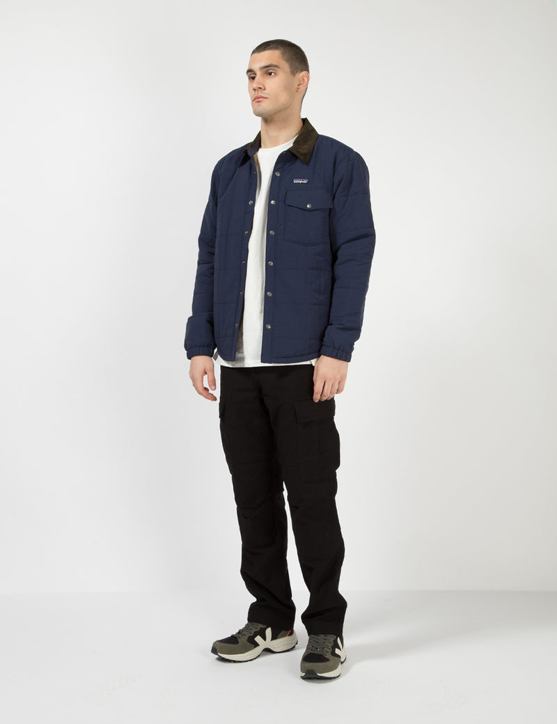Patagonia Isthmus Quilted Shirt Jacket - New Navy Blue