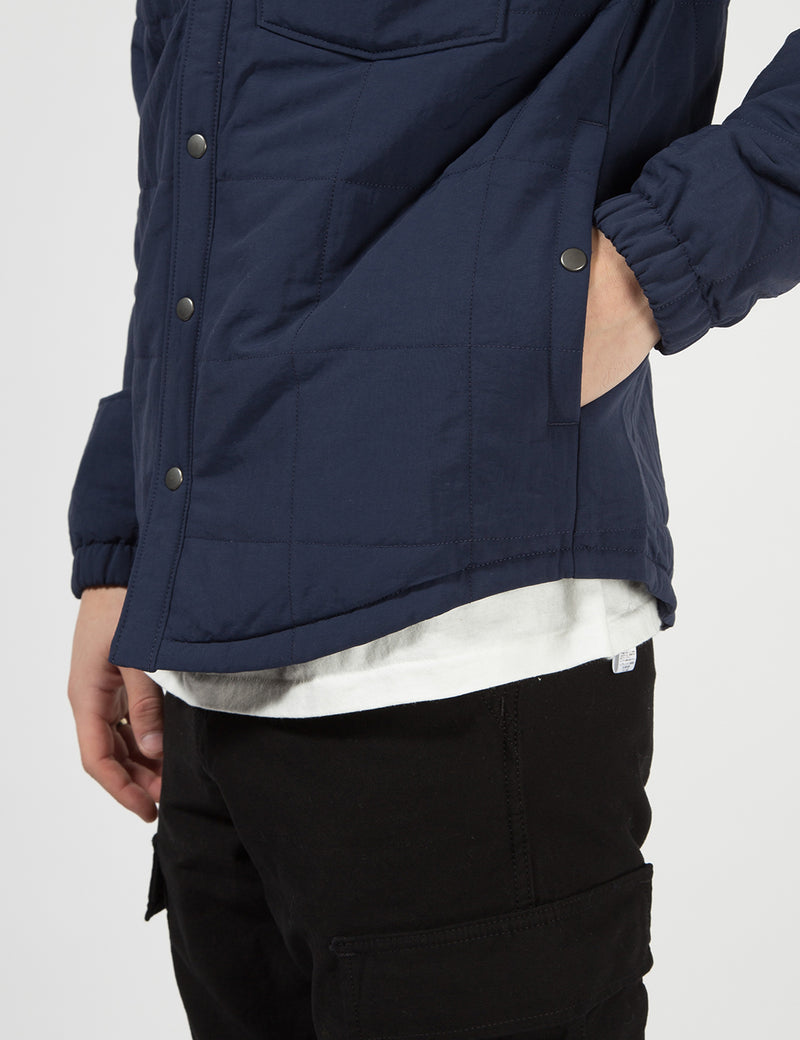 Patagonia Isthmus Quilted Shirt Jacket - New Navy Blue