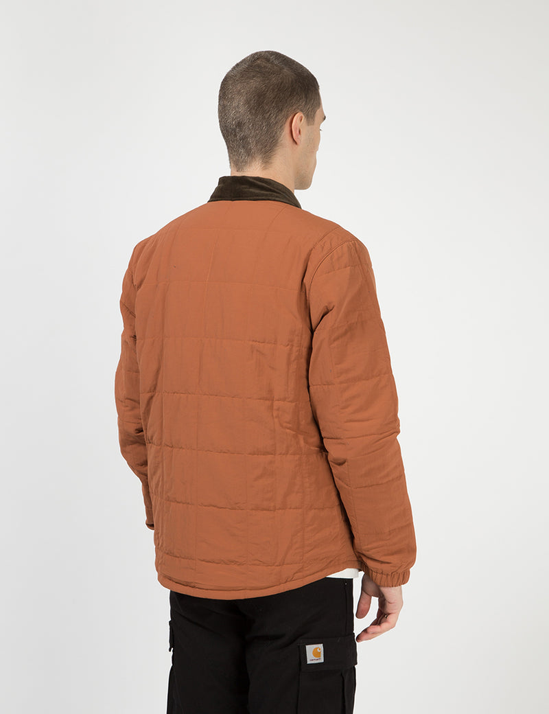 Patagonia Isthmus Quilted Shirt Jacket - Sisu Brown