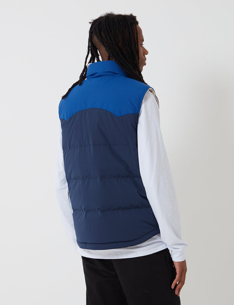 Patagonia Reversible Bivy Down Vest - New Navy Blue