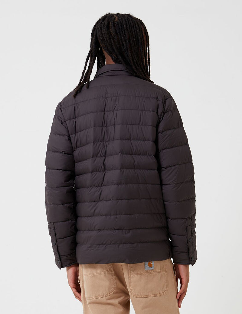 Patagonia 사일런트 다운 셔츠 재킷-블랙