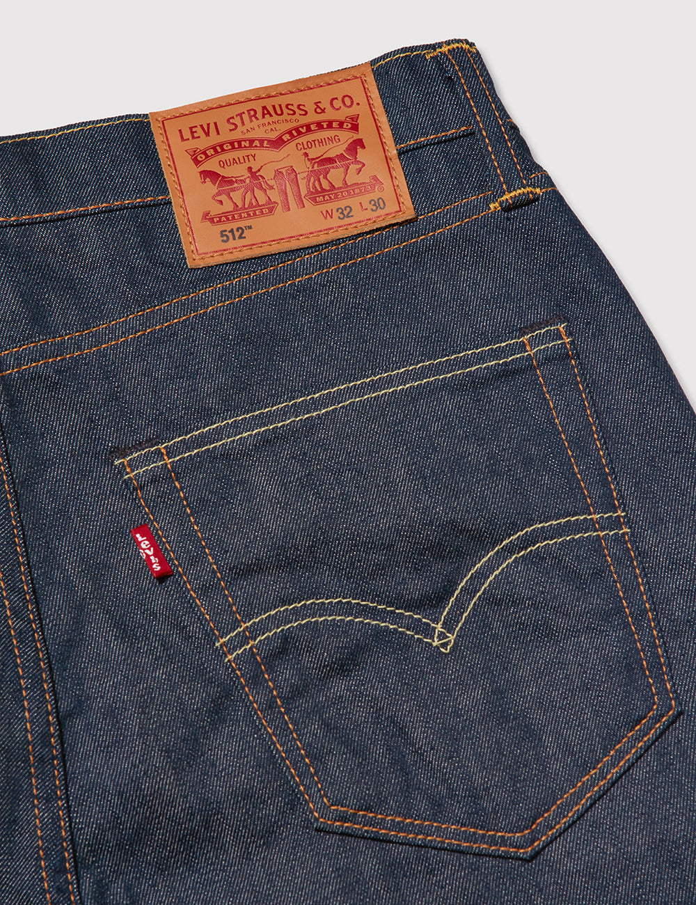 Levis 512 Jeans Slim Tapered Broken Raw