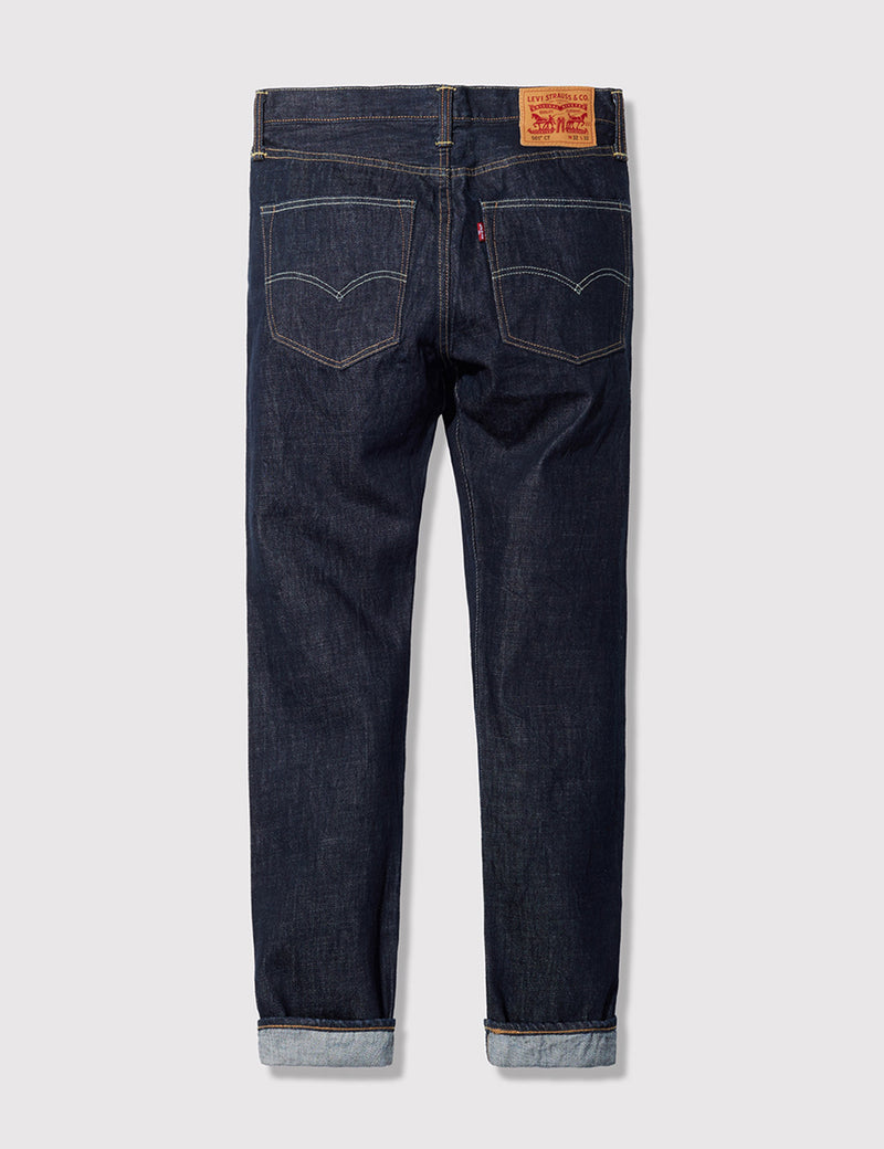 Levis 501 CT Customised Tapered Selvedge Jeans - Mossy