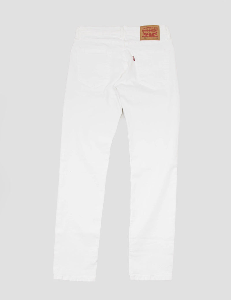 Levis 511 Jeans 14oz (Slim) - Blanc