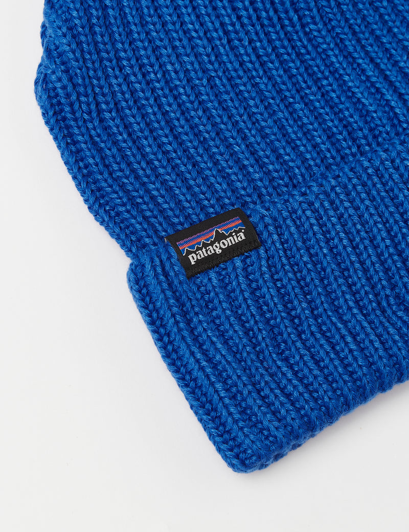 Rolled Beanie Hat von Patagonia Fisherman - Alpine Blue