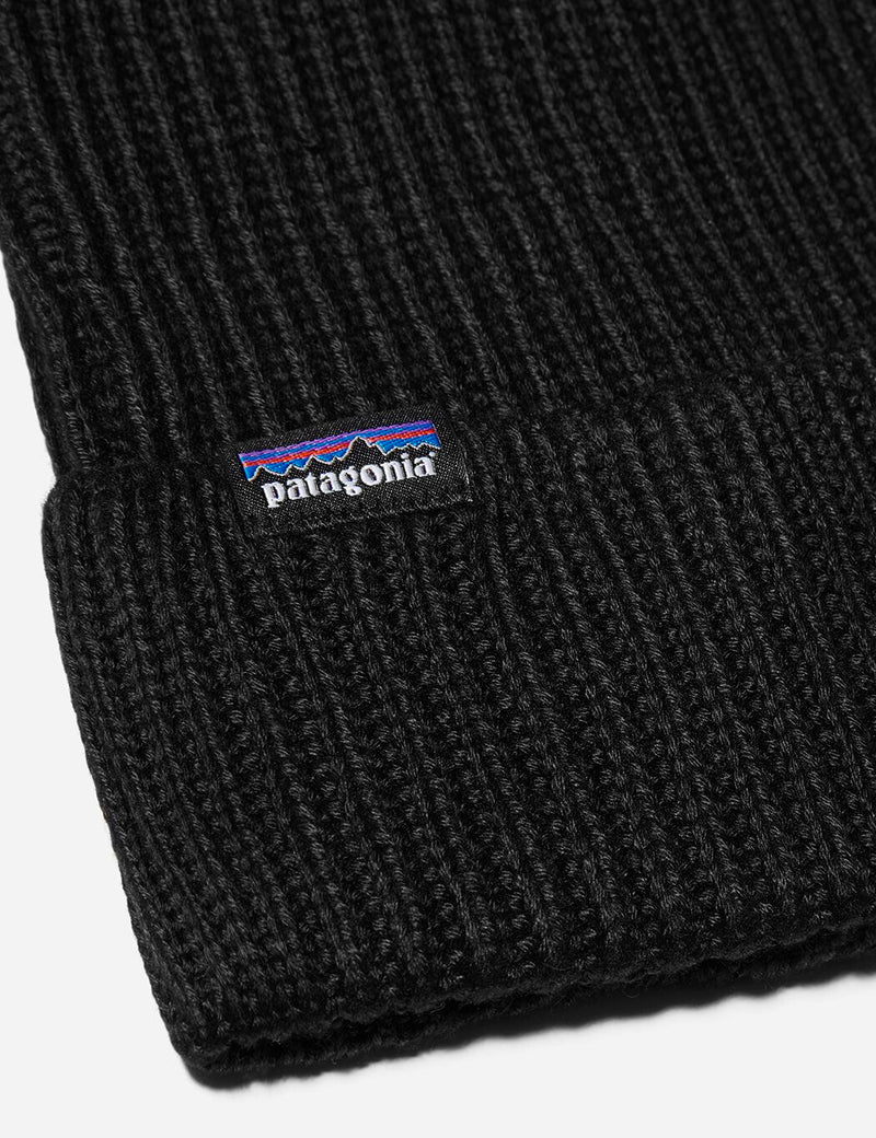 Bonnet Patagonia Fisherman's Rolled Beanie - Black