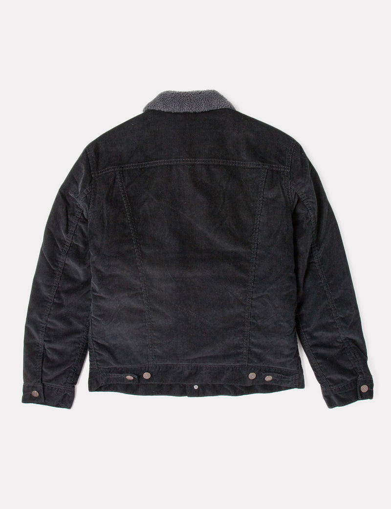 Levis Good Sherpa Trucker Jacket Black URBAN EXCESS