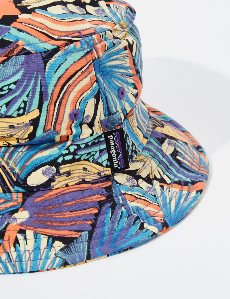 Patagonia Wavefarer Bucket Hat - Joy/Pitch Blue