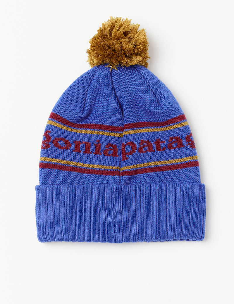 Bonnet Powder Town de Patagonia (Park Stripe Knit) - Float Blue