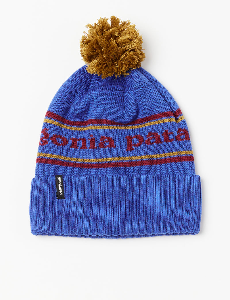 Bonnet Powder Town de Patagonia (Park Stripe Knit) - Float Blue