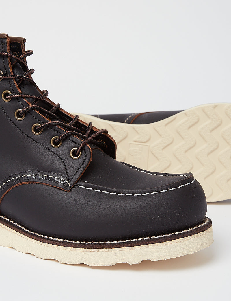 Red Wing Heritage Work 6"Moc Toe Boot (8849) - Noir