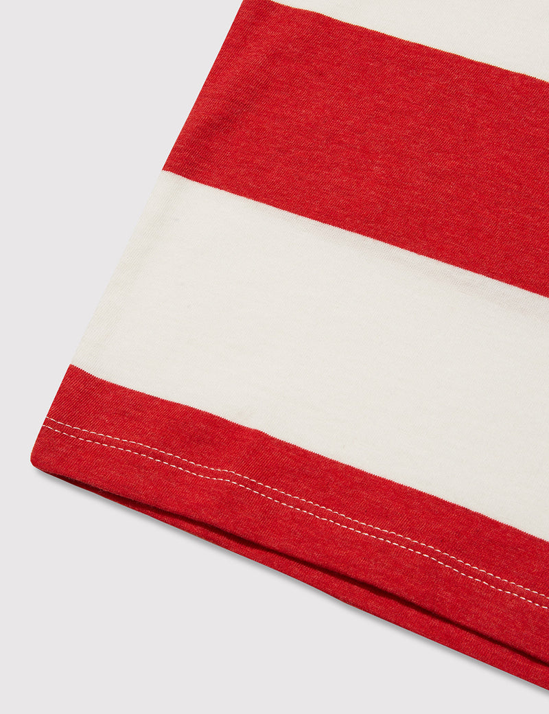 Levis Sunset Pocket T-shirt (Stripe) - Cherry Bomb Red