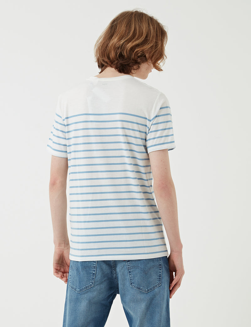 Levis Sunset Taschen-T-Shirt (Stripe) - Supima Eibisch / Allure Stripe