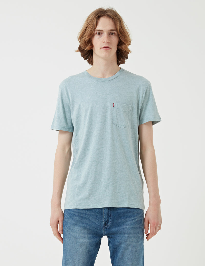 T-Shirt à Poche Levis Sunset - Cameo Blue Heather