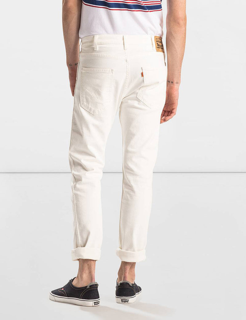 Jean Levis Orange Tab 505C (Coupe Slim) - Blanc