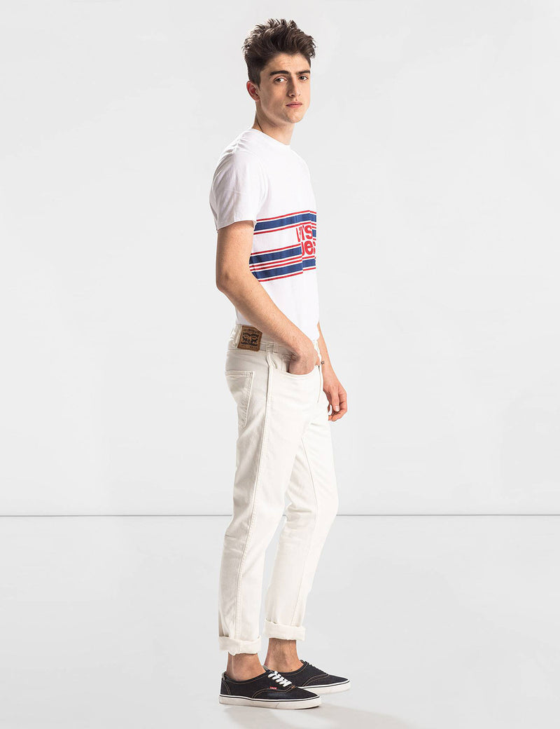 Levis Orange Tab 505C Jeans (Slim Fit) - White