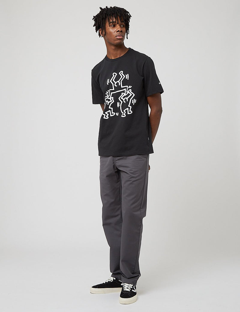 Converse Haring Grafik T-Shirt - Schwarz
