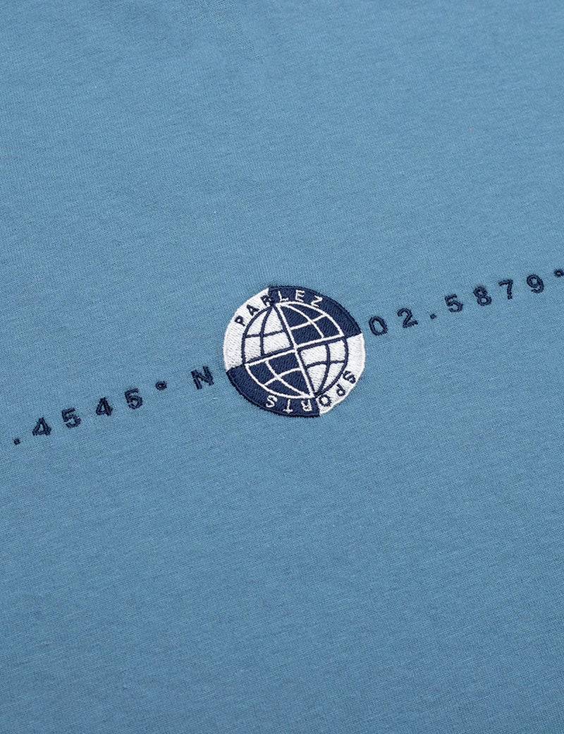 Parlez Sadler 티셔츠-슬레이트 블루