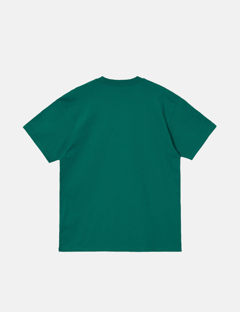 Carhartt-WIP Heat Wave T-Shirt - Kilkenny Blue