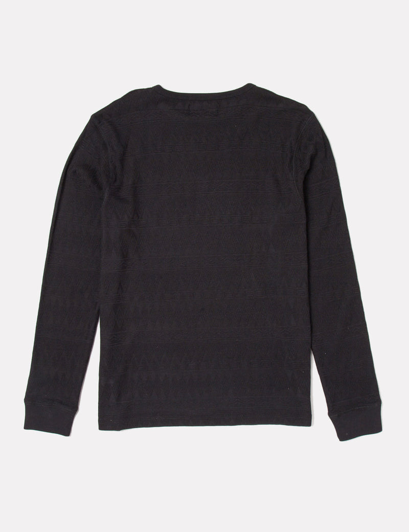 Soulland Stef Jacquard T-shirt - Black