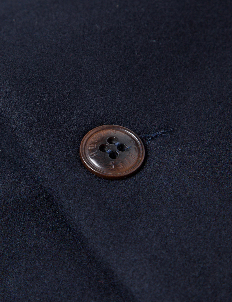 Human Scales Albin Wool Coat - Navy