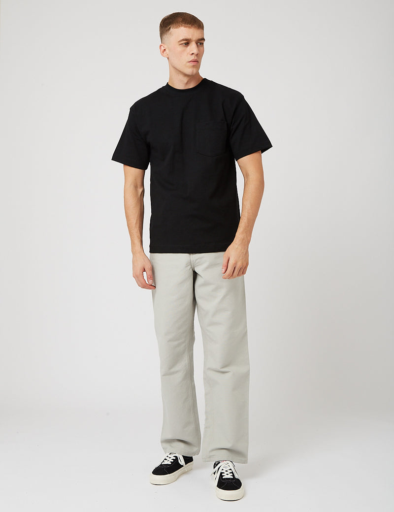 Camber Pocket T-Shirt (8oz) - Schwarz