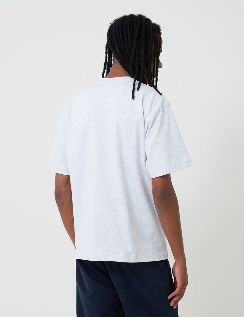 Camber Pocket T-Shirt (8 Unzen) - Graue Heide
