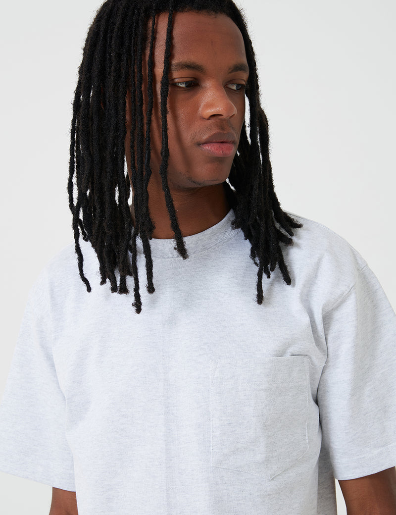 Camber Pocket T-Shirt (8 Unzen) - Graue Heide