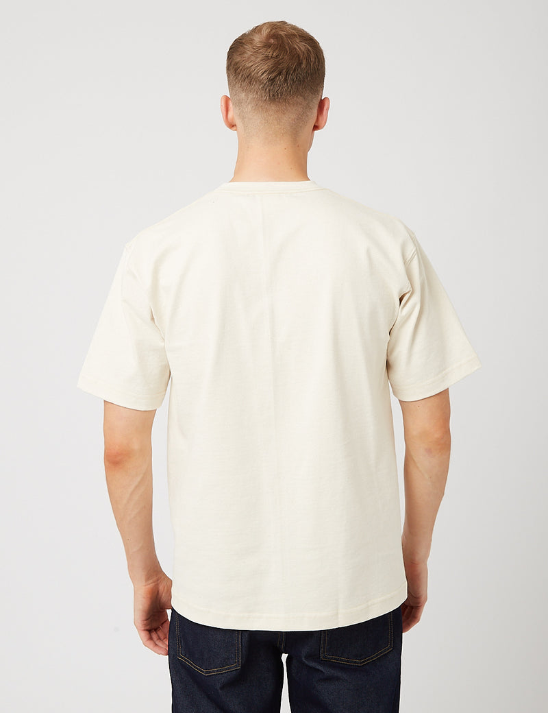 Camber 포켓 티셔츠 (8oz) - 내츄럴 베이지