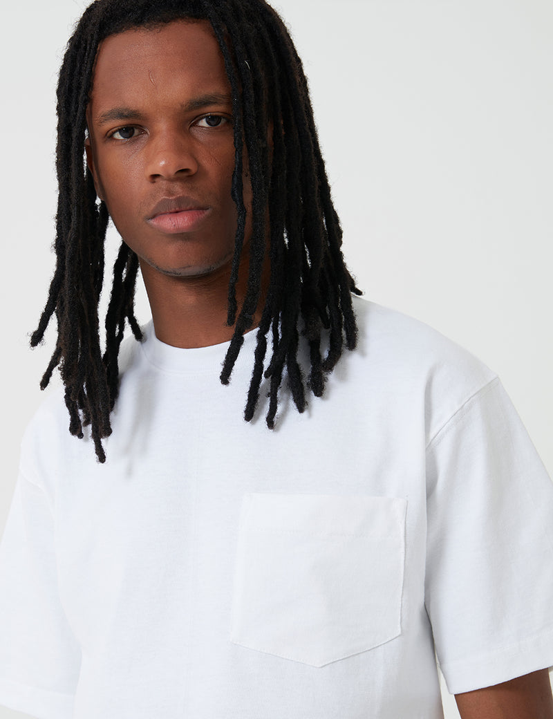 Camber Pocket T-Shirt (8oz) - White