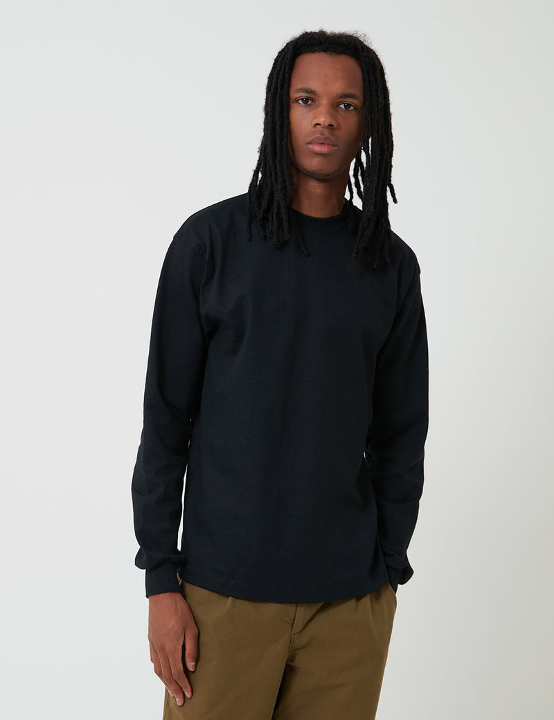 Camber Long Sleeve T-Shirt (8oz) - Black