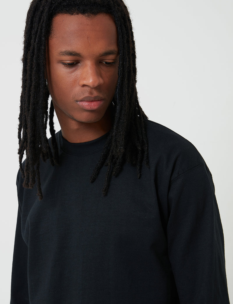Camber Long Sleeve T-Shirt (8oz) - Black